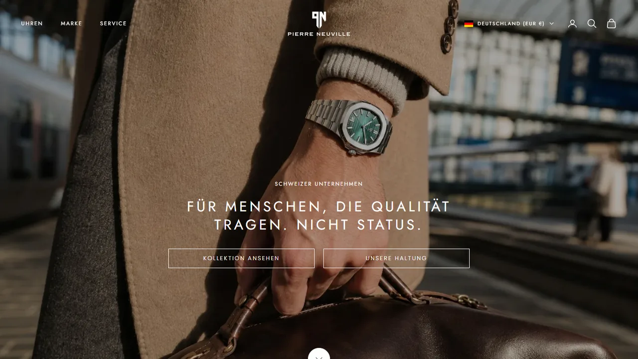 Startseite von pierre-neuville.ch